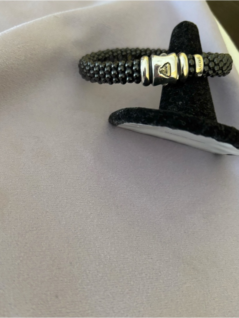 Lagos Caviar Black Beaded Bracelet - Picture 10 of 11